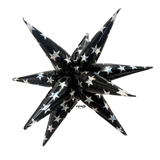 Charmed: Black Sparkle Starburst