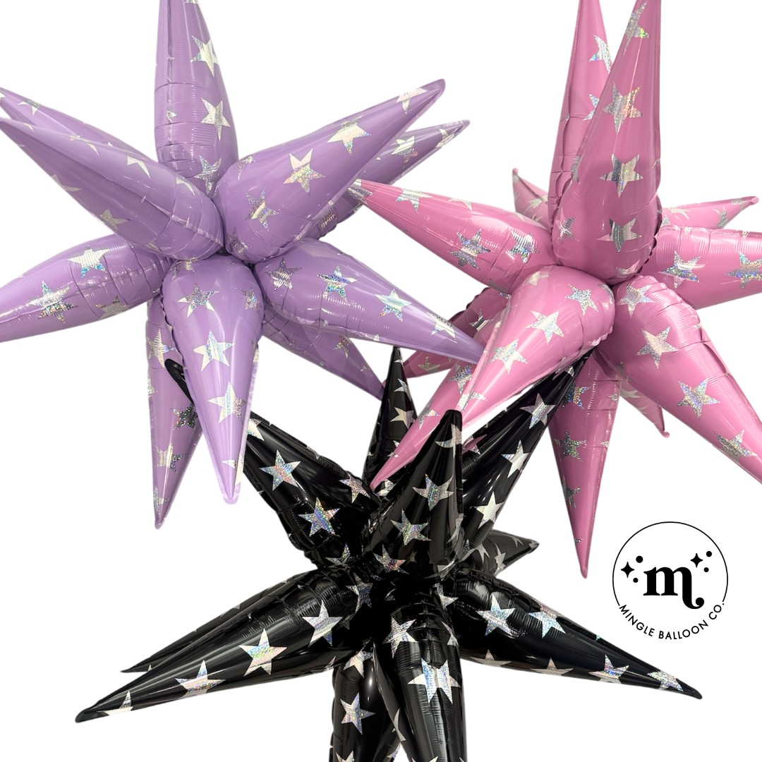 Charmed: Black Sparkle Starburst