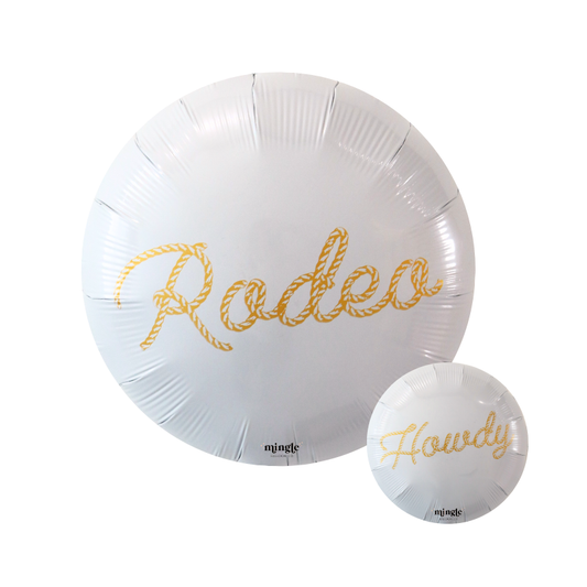 Rodeo Script Mingle Balloon Co.